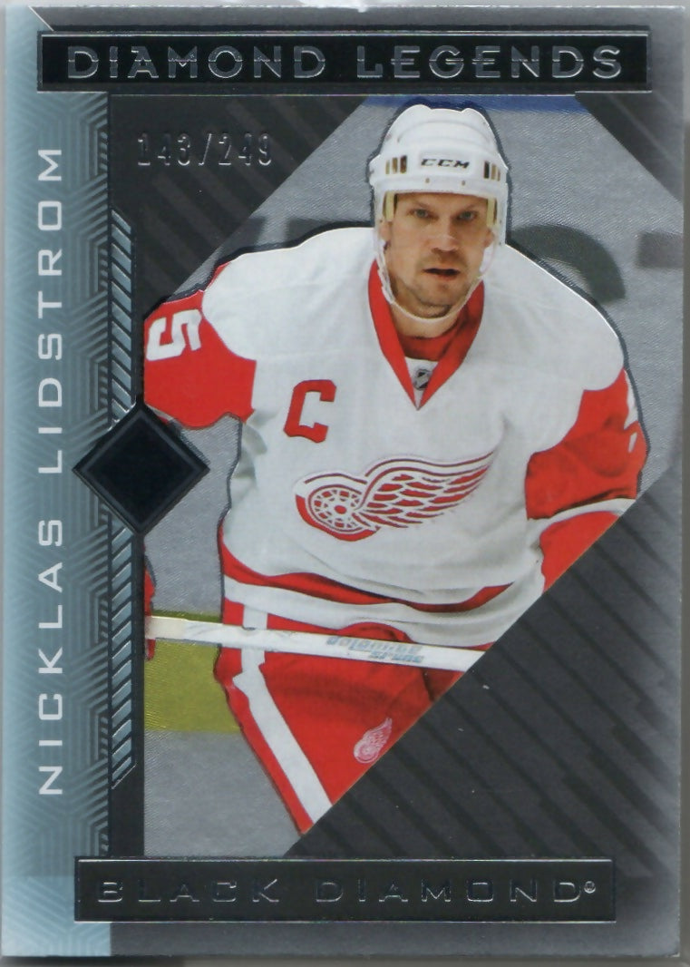 2021-22 Upper Deck Black Diamond - Diamond Legends :249 #BDL-NL Nicklas Lidstrom - Detroit Red Wings - A