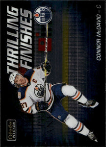 2019-20 Upper Deck O-Pee-Chee Platinum - Thrilling Finishes #TF-2 Connor McDavid - Edmonton Oilers - A