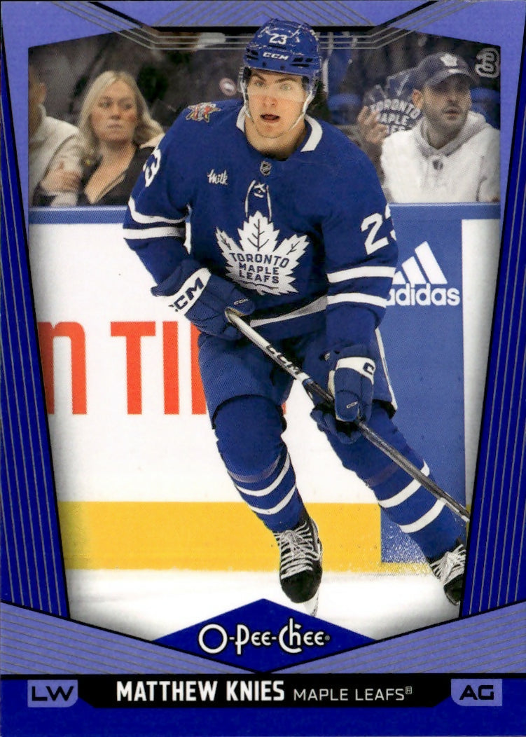 2024-25 Upper Deck O-Pee-Chee - Base - Blue #151 Matthew Knies - Toronto Maple Leafs - A