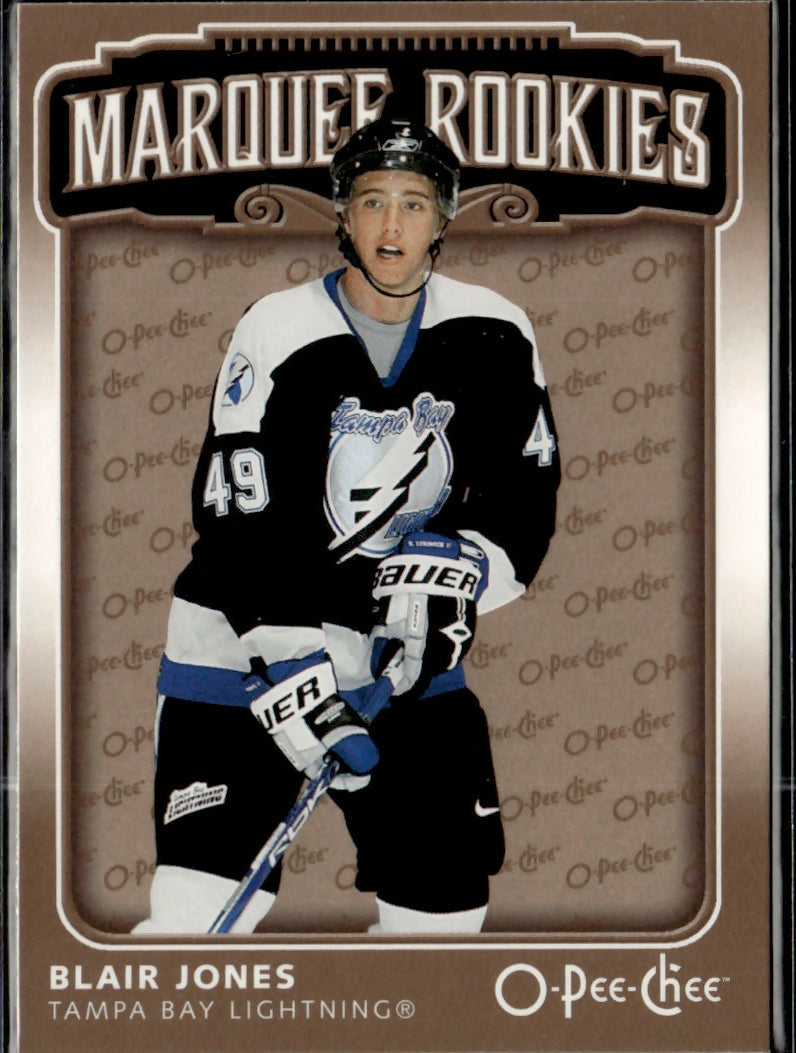 2006-07 O-Pee-Chee - Base - Marquee Rookies #590 Blair Jones - Tampa Bay Lightning - A