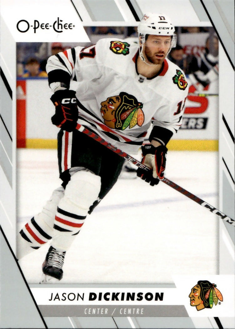 2023-24 Upper Deck O-Pee-Chee Hockey - Base #204 Jason Dickenson - Chicago Blackhawks