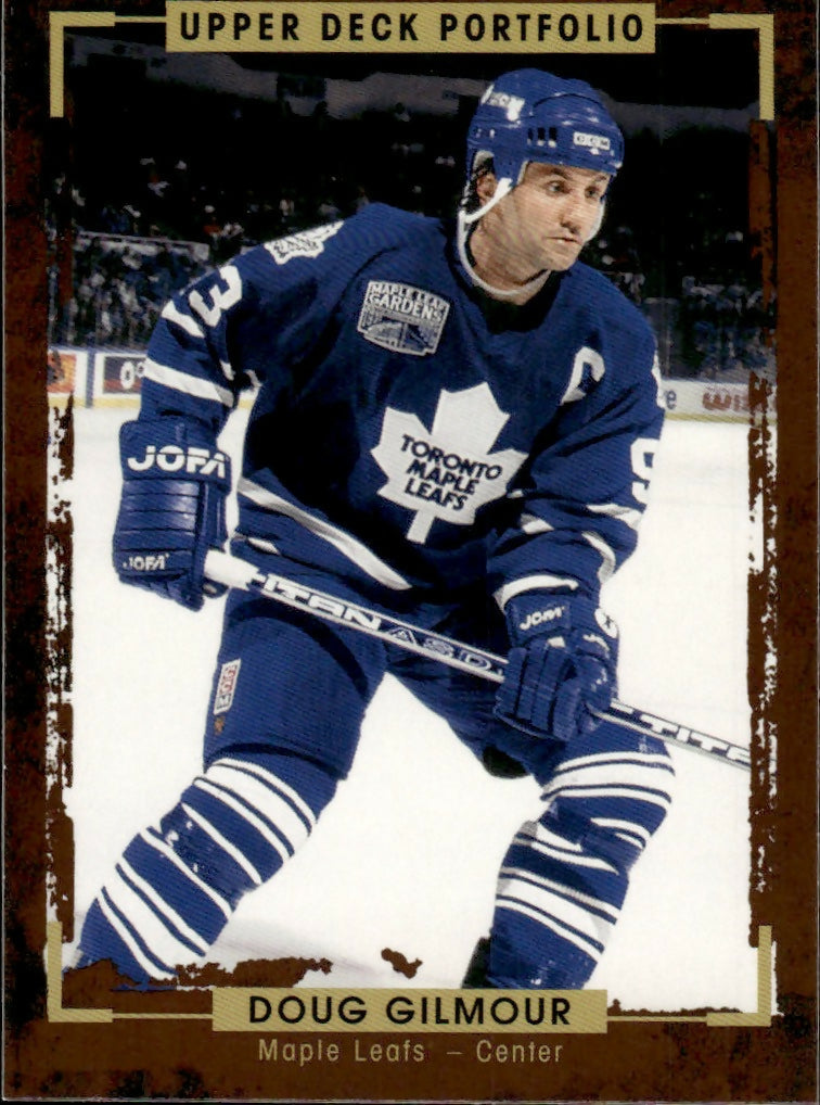 2015-16 Upper Deck Portfolio Hockey - Base #185 Doug Gilmore - Toronto Maple Leafs