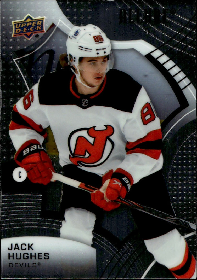 2021-22 Upper Deck Allure Hockey - Base #100 Jack Hughes - New Jersey Devils - A