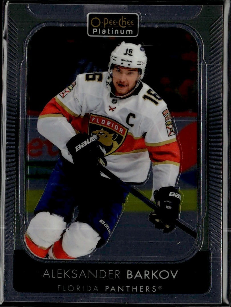 2021-22 Upper Deck O-Pee-Chee Platinum Hockey - Base #195 Aleksander Barkov - Florida Panthers - A