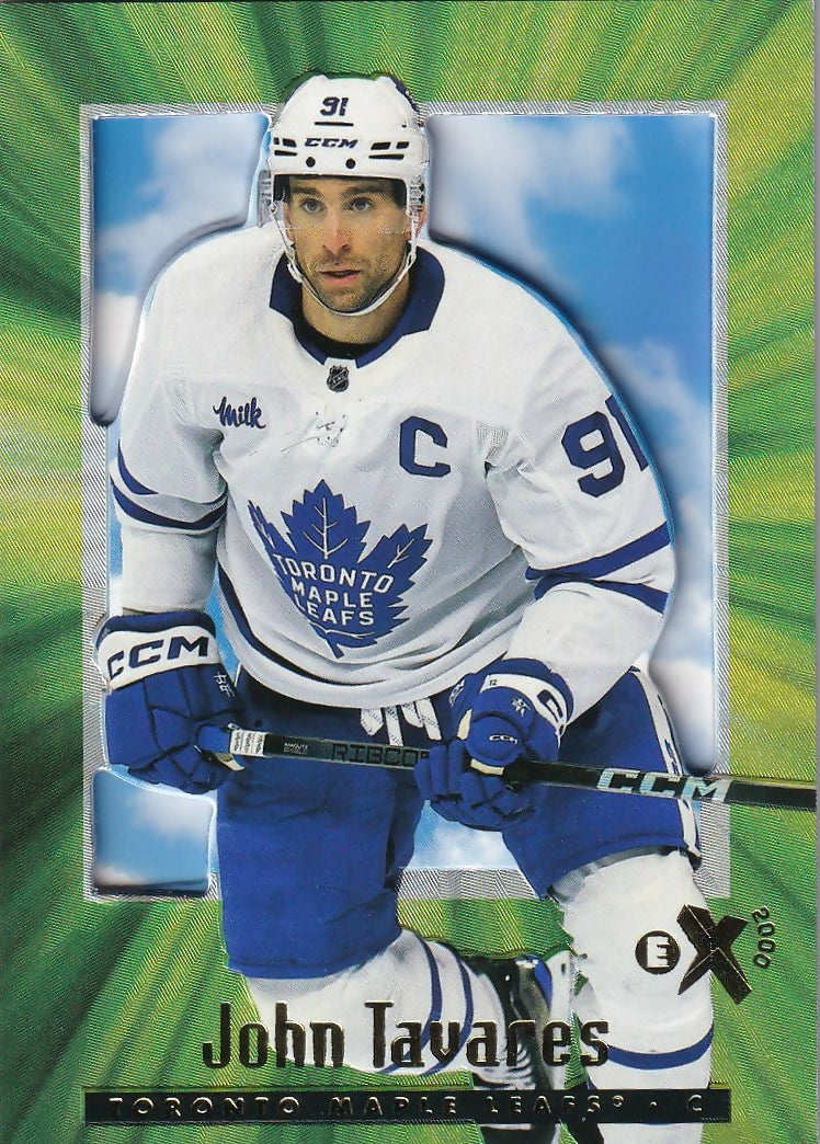 2023-24 Upper Deck SkyBox E-X 2000 - Base - Credentials #94 John Tavares - Toronto Maple Leafs - A