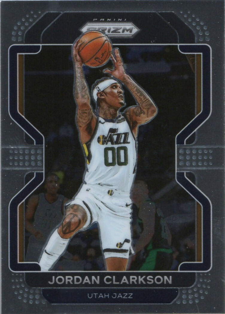 2021-22 Panini Prizm Basketball - Base # 127 Jordan Clarkson - Utah Jazz