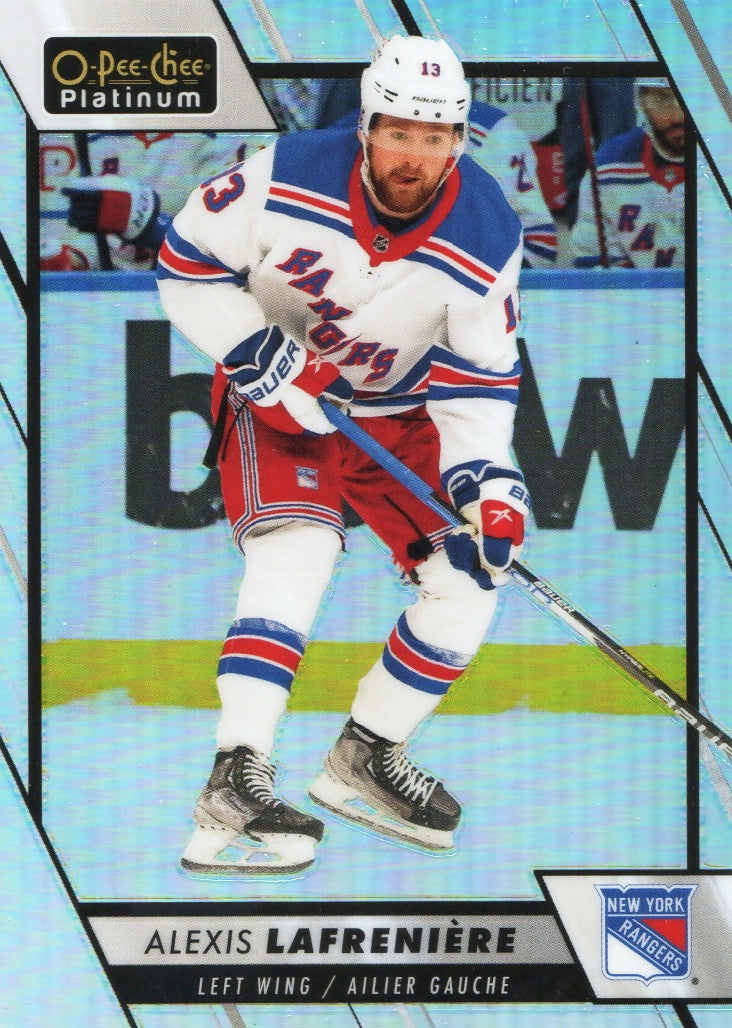 2023-24 Upper Deck O-Pee Chee Platinum Hockey - Base - Rainbow #55 Alexis Lafreniere - New York Rangers - A