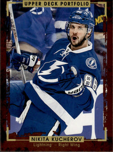 2015-16 Upper Deck Portfolio Hockey - Base #86 Nikita Kucherov - Tampa Bay Lightning