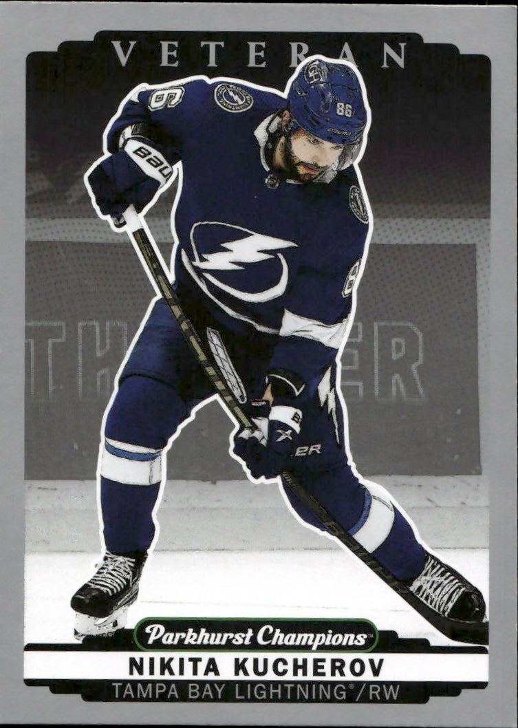 2022-23 Upper Deck Parkhurst Champions - Base - Silver #253 Nikita Kucherov - Tampa Bay Lightning - A