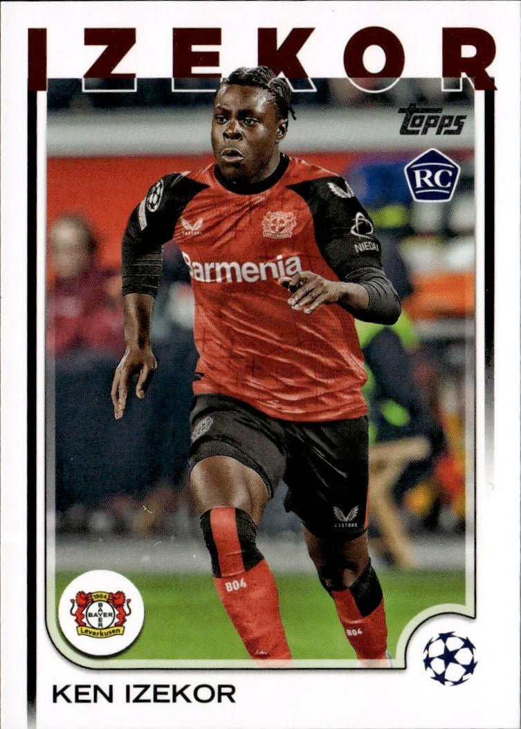 2024-25 Topps UEFA Club Competitions - Base #75 Ken Izekor - Bayer 04 Leverkusen - A