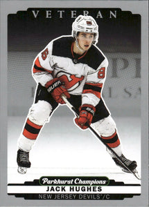 2022-23 Upper Deck Parkhurst Champions - Base - Silver #169 Jack Hughes - New Jersey Devils