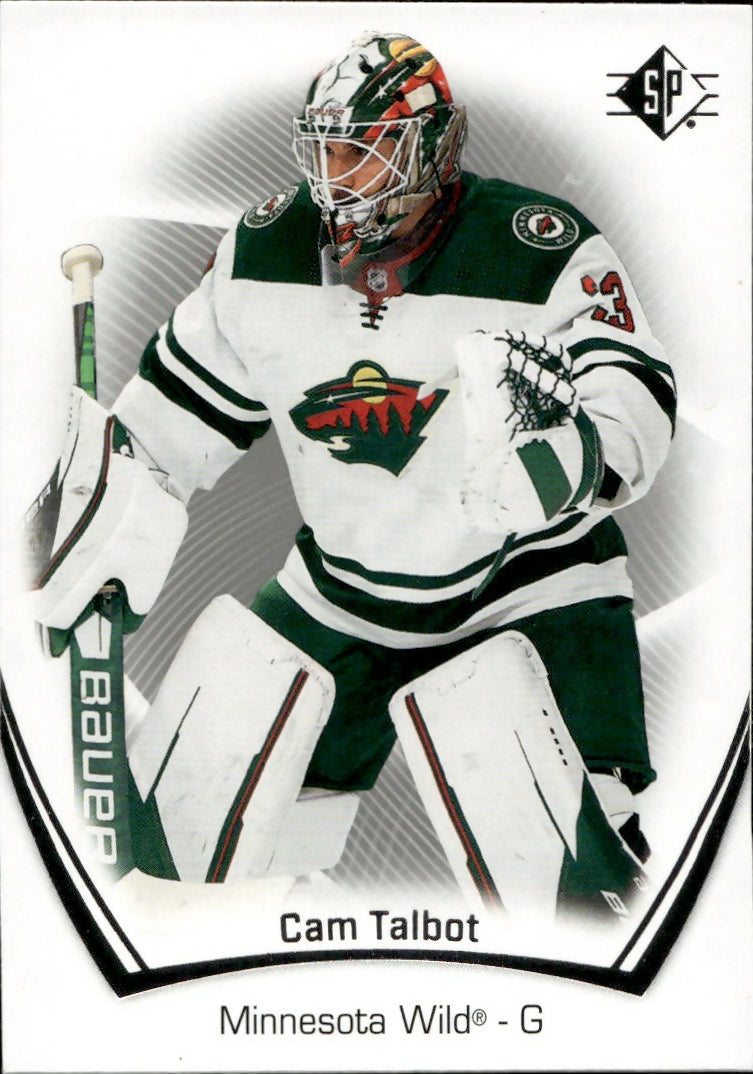 2021-22 Upper Deck SP Authentic Hockey - Base #7 Cam Talbot - Minnesota Wild - A