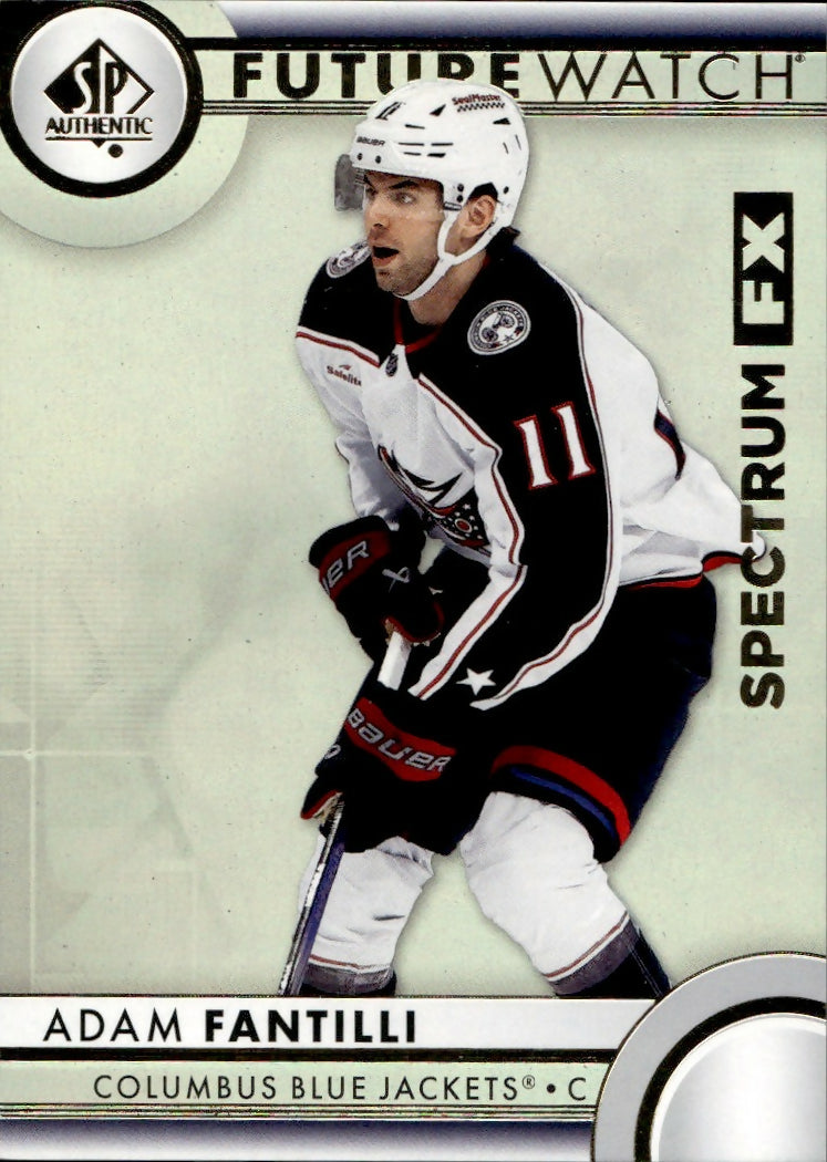 2023-24 Upper Deck SP Authentic Hockey - Future Watch - Spectrum FX #S-87 Adam Fantilli - Columbus Blue Jackets - A