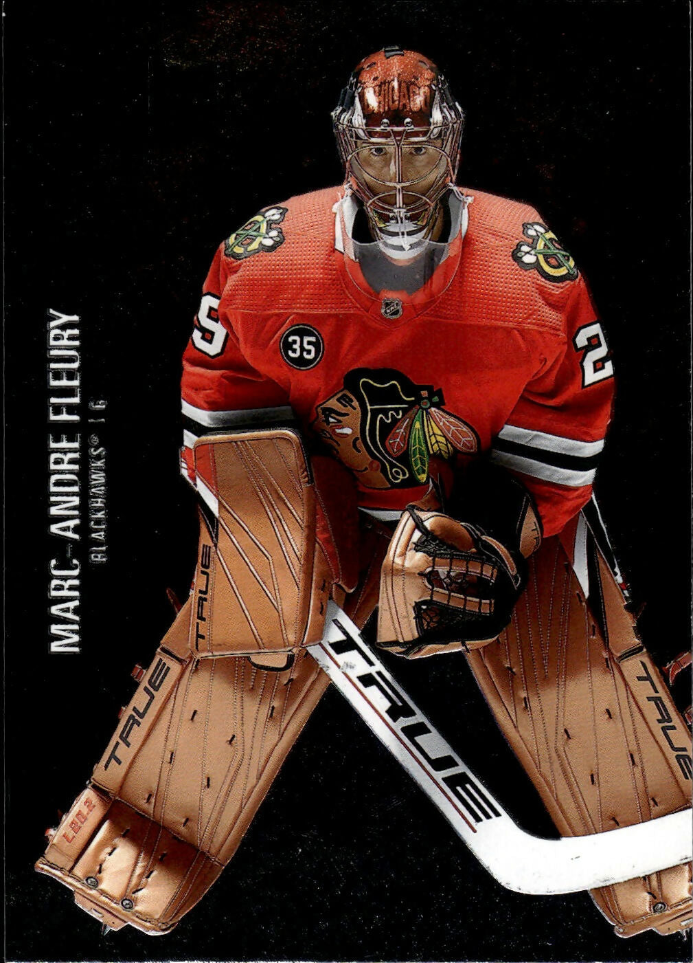2021-22 Upper Deck Skybox Metal Universe Hockey Base #90 Marc-Andre Fleury - Chicago Blackhawks - A
