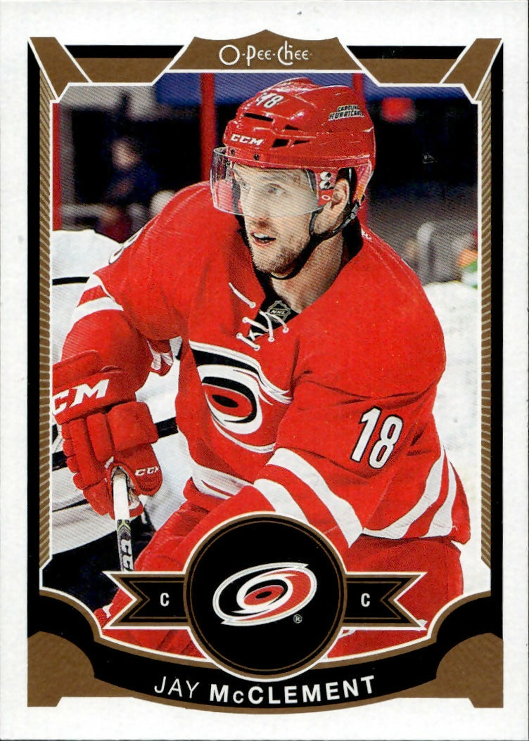 2015-16 Upper Deck O-Pee-Chee Hockey - Base #299 Jay McClement - Carolina Hurricanes