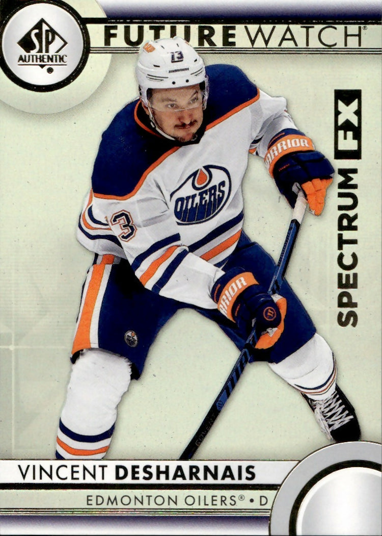 2023-24 Upper Deck SP Authentic Hockey - Future Watch - Spectrum FX #S-49 Vincent Desharnais - Edmonton Oilers - A