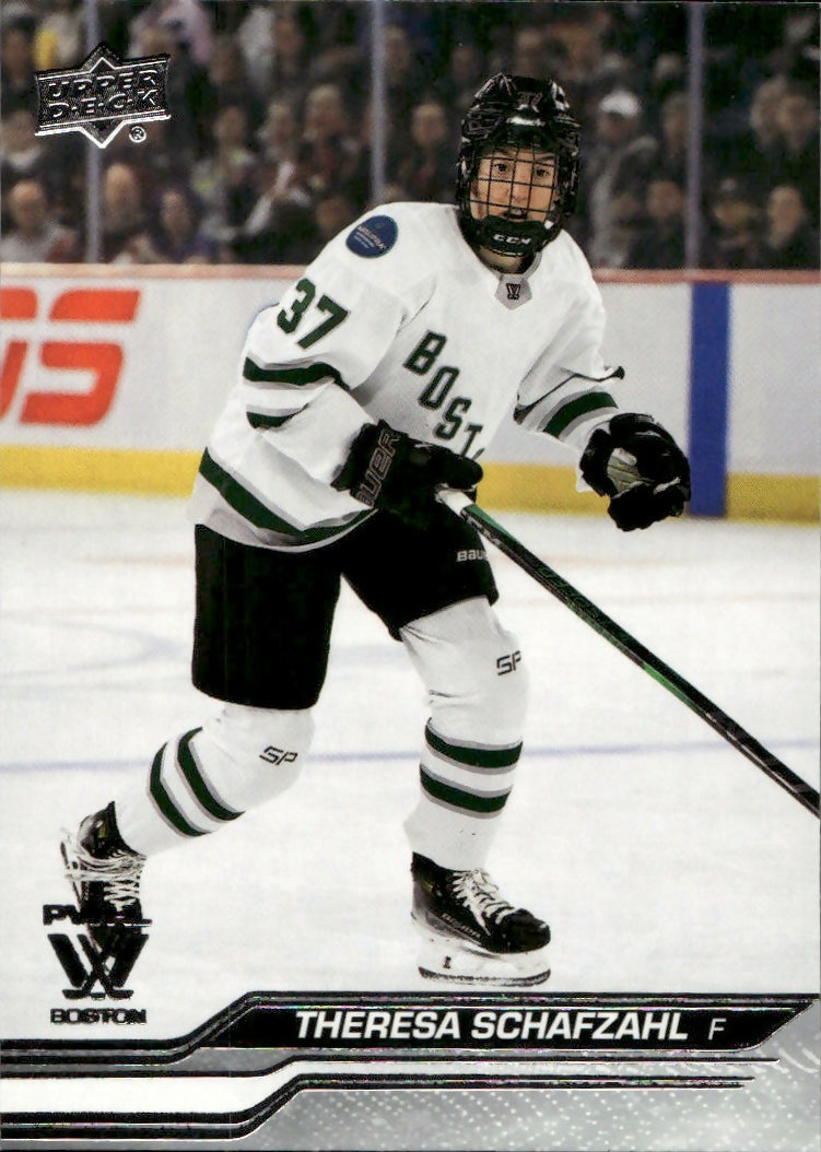 2024-25 Upper Deck PWHL Hockey - Base #41 Theresa Schafzahl - Boston Fleet - A
