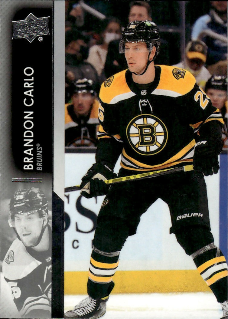2021-22 Upper Deck Series 2 Hockey - Base #263 Brandon Carlo - Boston Bruins - A