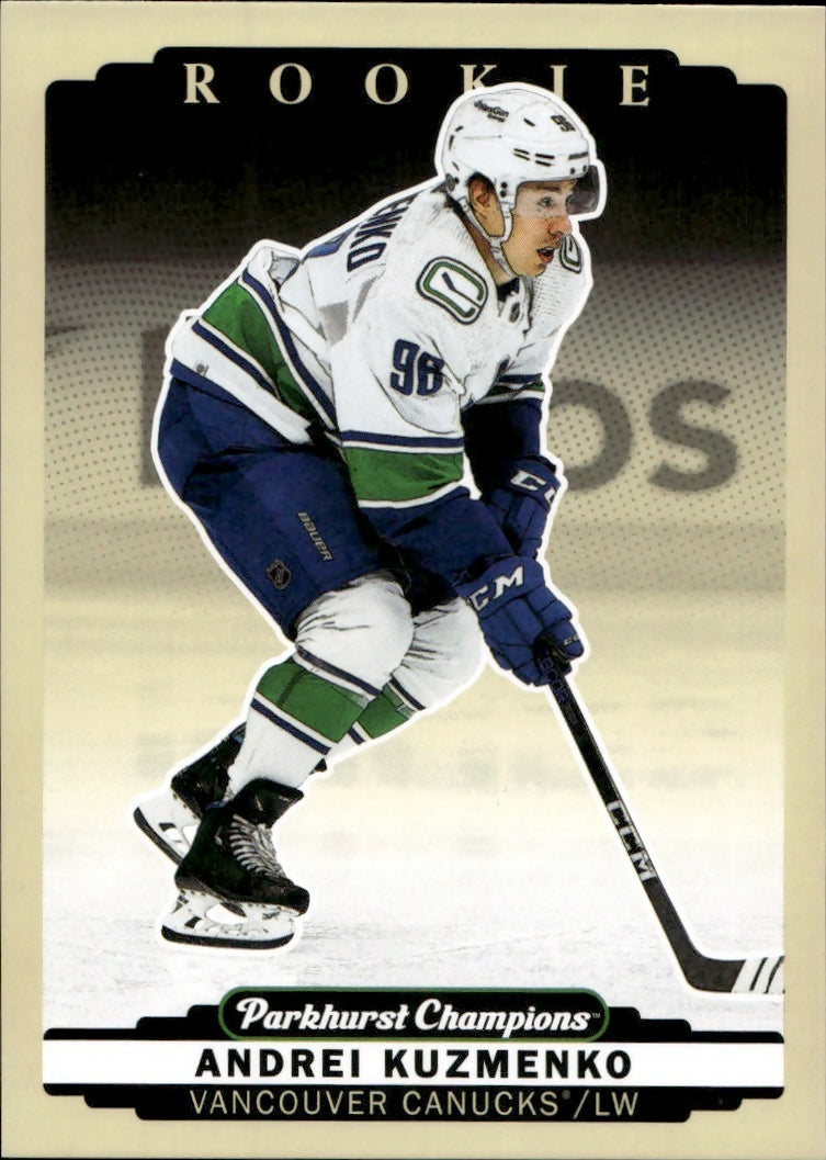 2022-23 Upper Deck Parkhurst Champions - Base #305 Andrei Kuzmenko - Vancover Canucks - A