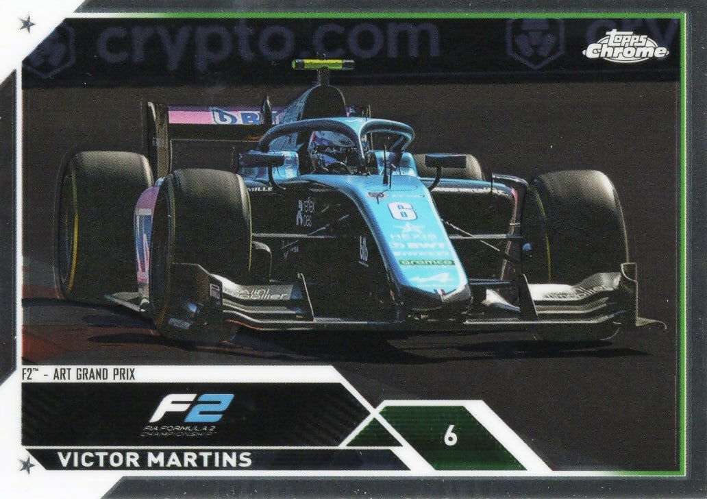 2023 Topps Chrome Formula 1 Base #131- F2 Cars Victor Martins - F2 Art Grand Prix - A