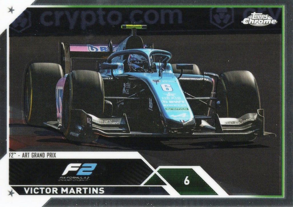2023 Topps Chrome Formula 1 Base #131- F2 Cars Victor Martins - F2 Art Grand Prix - A
