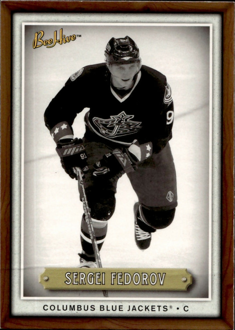 2006-07 Upper Deck - Bee Hive Hockey - Base #74 Sergei Fedorov - Columbus Blue Jackets - A