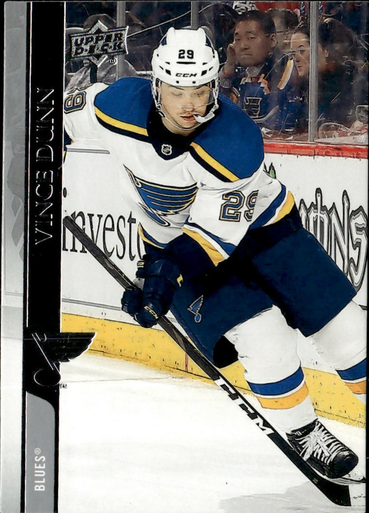 2020-21 Upper Deck Series 2 Hockey - Base #404 Vince Dunn - St. Louis Blues - A