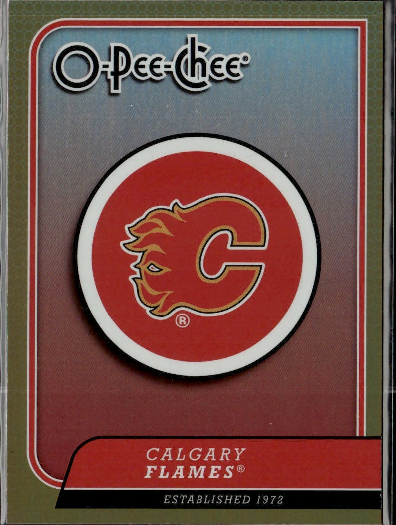 2008-09 O-Pee-Chee - Team Checklist #CL5 Calgary Flames - A