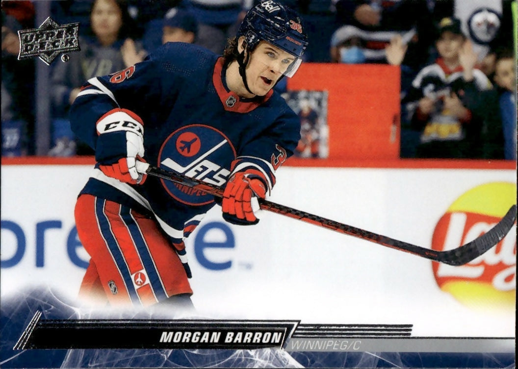 2022-23 Upper Deck Series 1 Hockey - Base #194 Morgan Barron - Winnipeg Jets - A