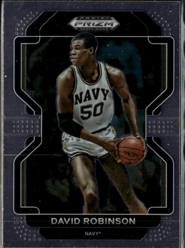 2022 Panini Prizm Draft Picks Basketball - Base #10 David Robinson - Navy - A
