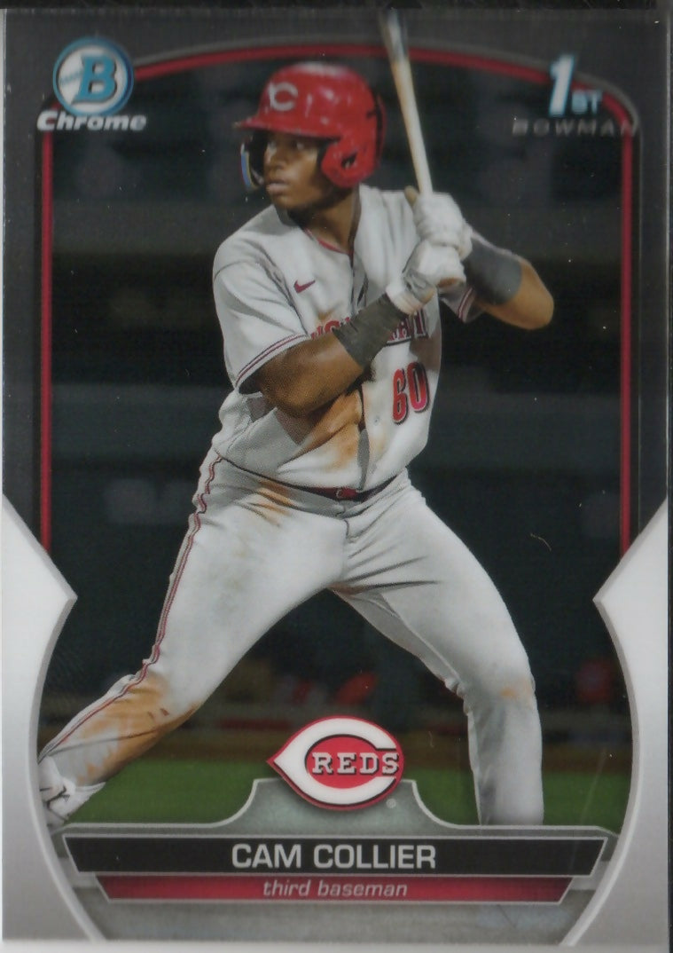2023 Bowman Baseball - Chrome Prospects #BCP-125 Cam Collier - Cincinnati Reds - A