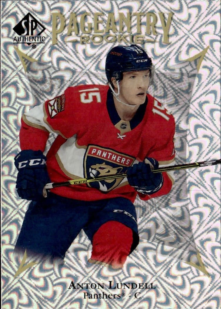 2021-22 Upper Deck SP Authentic Hockey - Pageantry #P-70 Anton Lundell - Florida Panthers - A