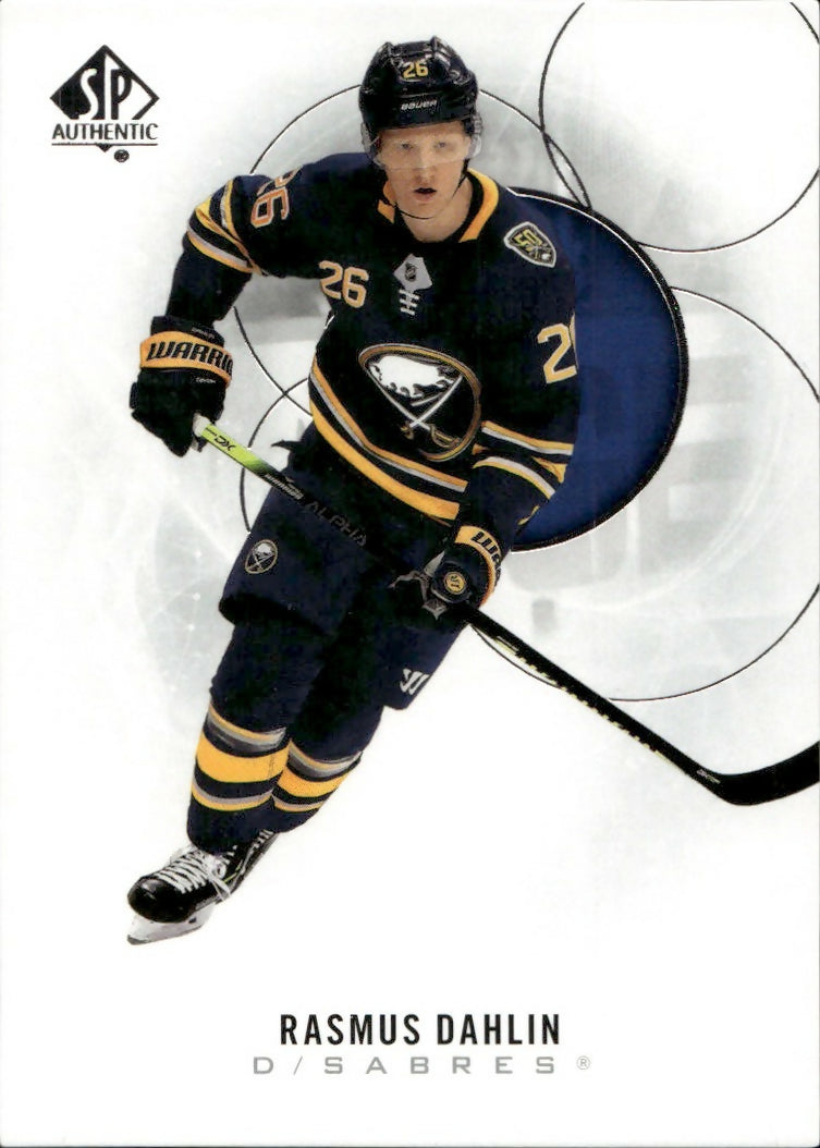 2020-21 Upper Deck Sp Authentic Hockey - Base #84 Rasmus Dahlin - Buffalo Sabres - A