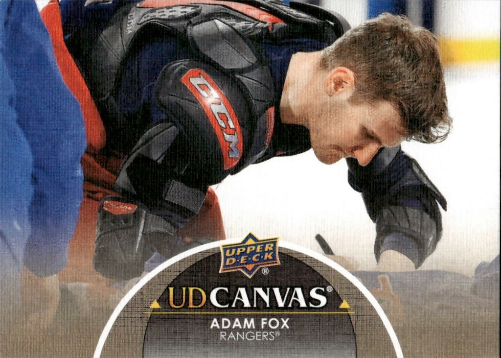 2021-22 Upper Deck Series 2 Hockey - UD Canvas #C175 Adam Fox - New York Rangers - A