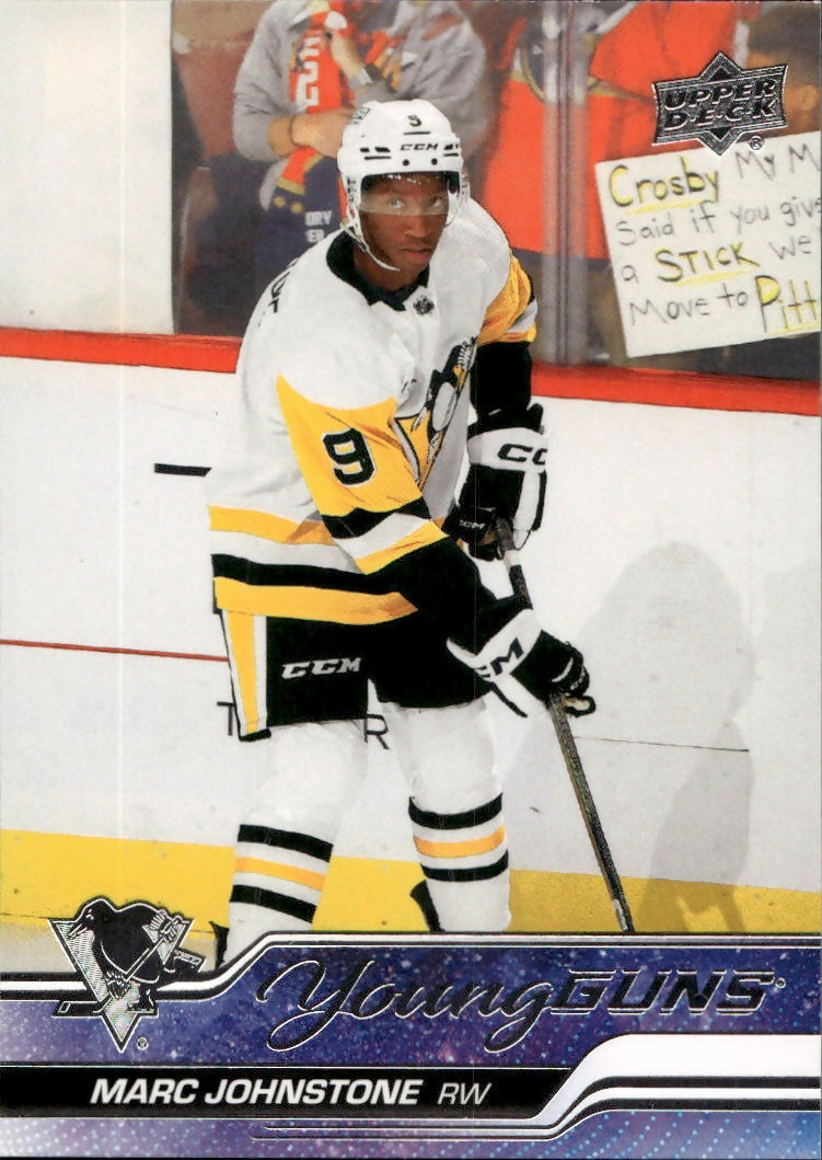 2023-24 Upper Deck Extended Series Hockey - Base - Young Guns #723 Marc Johnstone - Pittsburgh Penguins - A