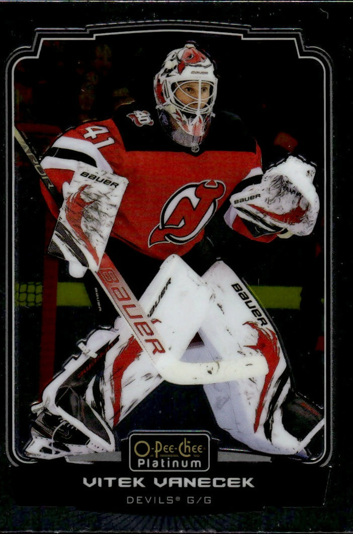 2022-23 Upper Deck O-Pee-Chee Platinum Hockey - Base #114 Vitek Vanecek - New Jersey Devils