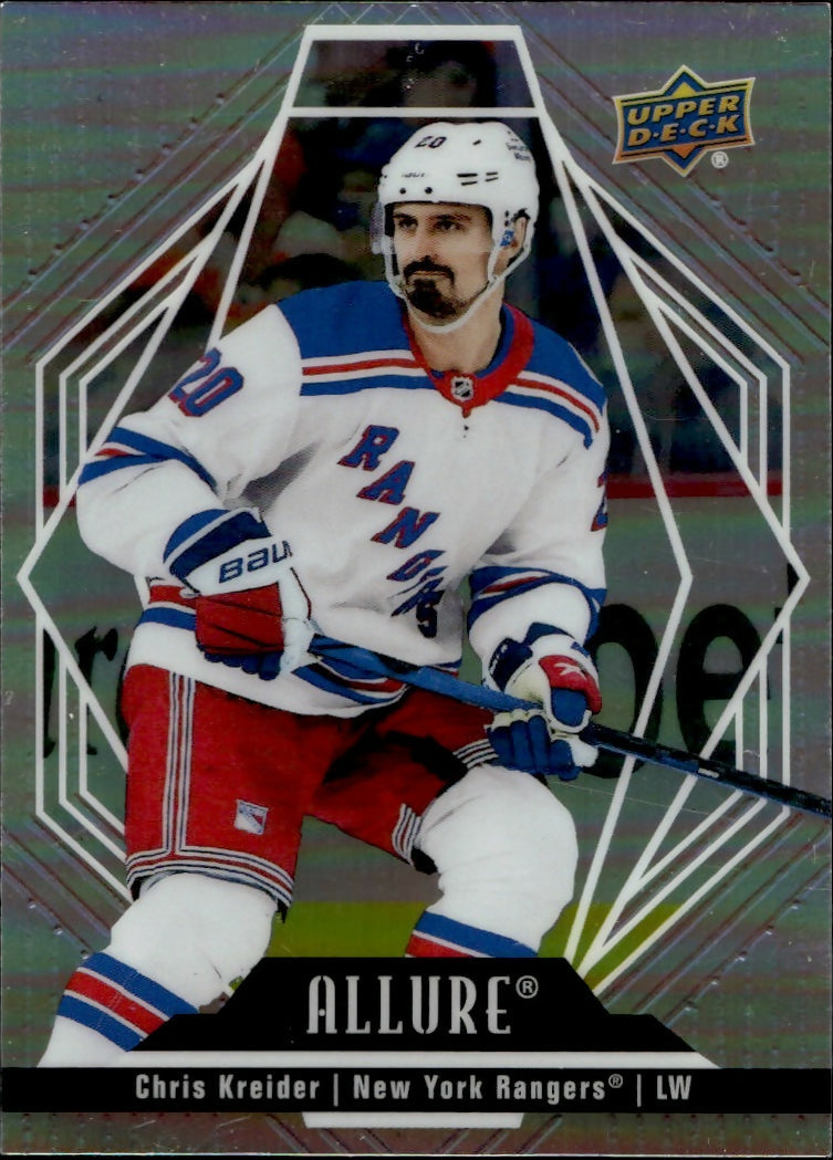 2022-23 Upper Deck Allure Hockey - Base #36 Chris Kreider - New York Rangers - A