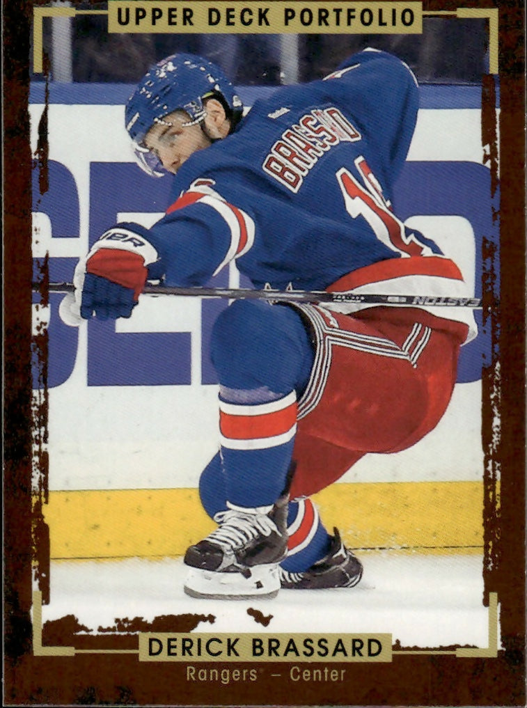 2015-16 Upper Deck Portfolio Hockey - Base #172 Derick Brassard - New York Rangers