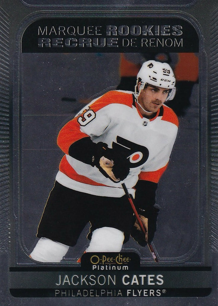 2021-22 O-Pee-Chee Platinum #257 Jackson Cates Philadelphia Flyers Rookie