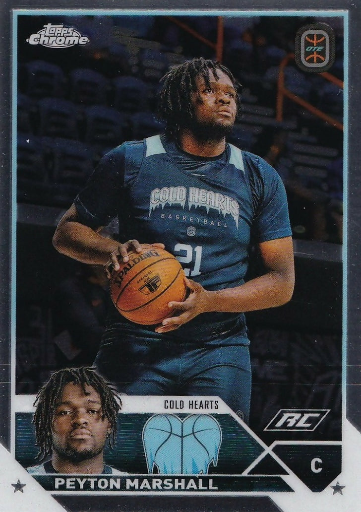 2023-24 Topps Chrome OTE Overtime Elite - Base #82 Peyton Marshall - Cold Hearts - A
