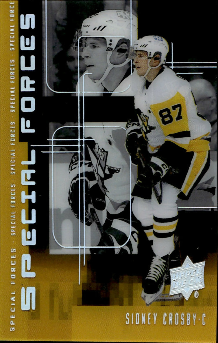 2023-24 Upper Deck Extended Series Hockey - Special Forces #SF-5 Sidney Crosby - Pittsburgh Penguins - A