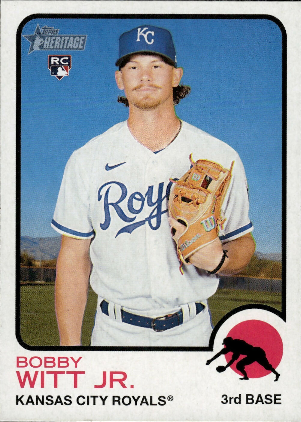 2022 Topps Heritage High Number Baseball - [Base] #520 Bobby Witt Jr. - Kansas City Royals - A