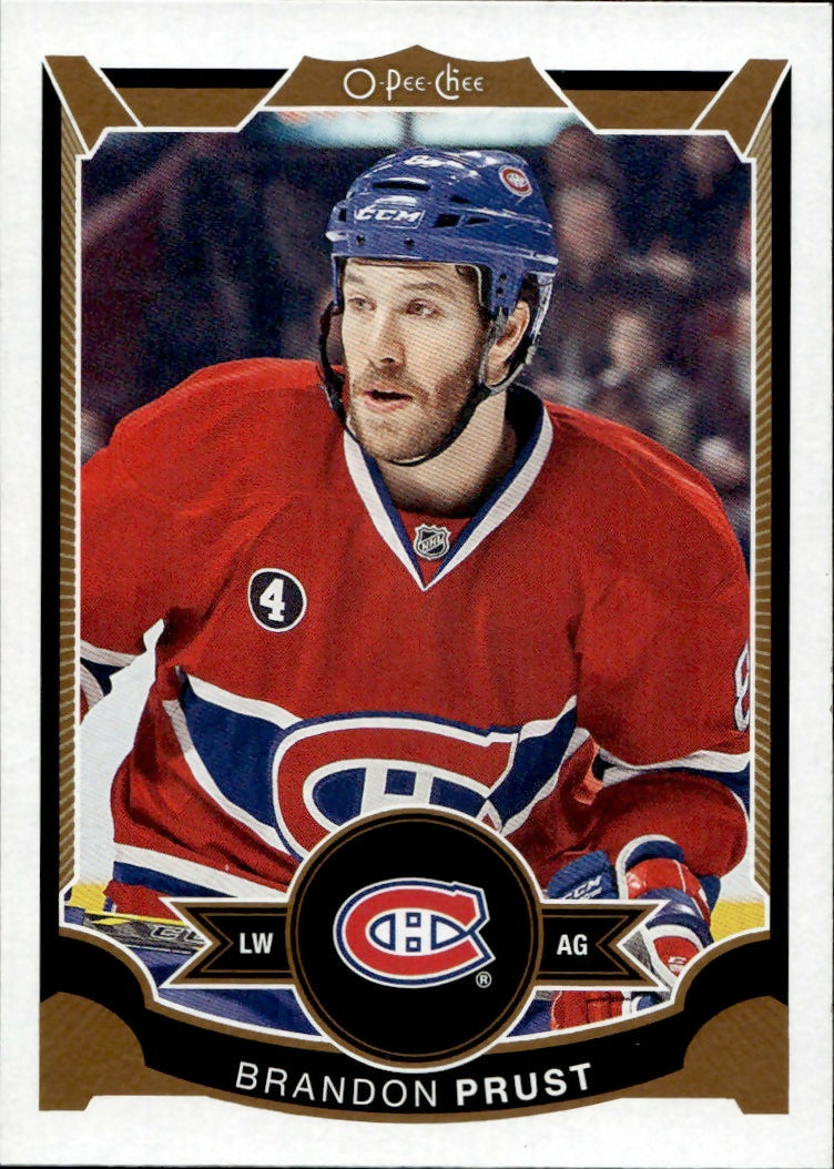 2015-16 Upper Deck O-Pee-Chee Hockey - Base #430 Brandon Prust - Montreal Canadiens