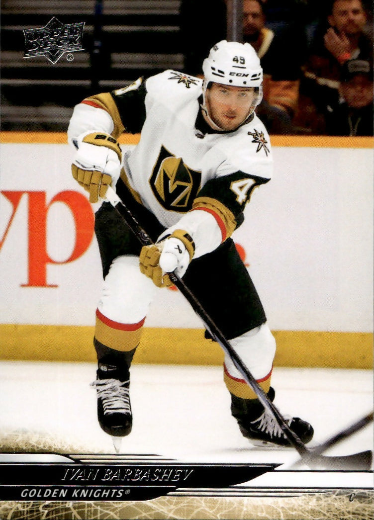 2024-25 Upper Deck Series 1 Hockey - Base #184 Ivan Barbashev - Vegas Golden Knights - A