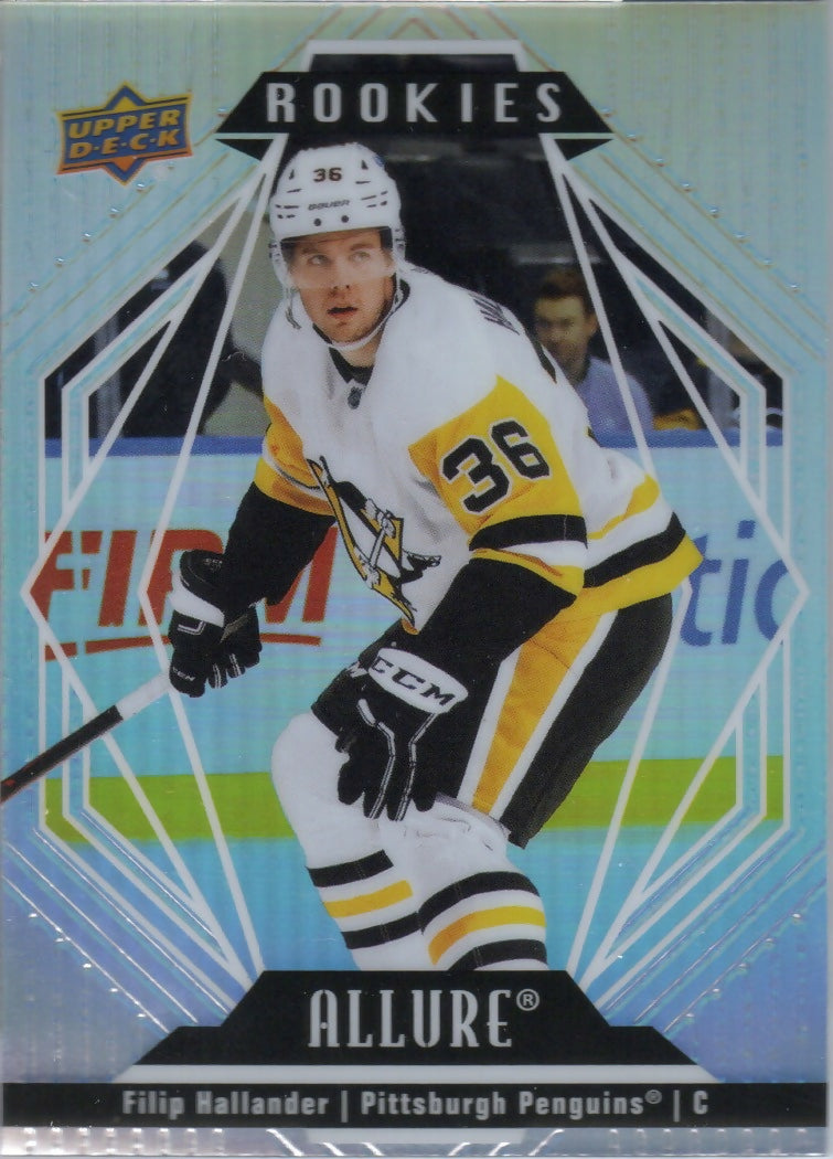 2022-23 Upper Deck Allure Hockey - Base - Rookie #112 Filip Hallander - Pittsburgh Penguins