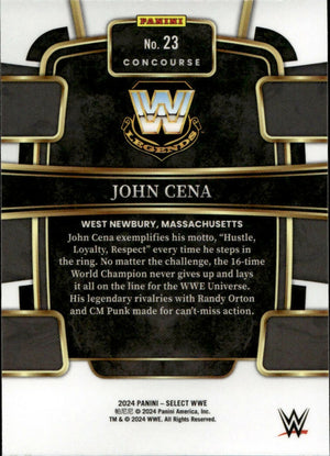 2024 Panini Select WWE - Concourse #23 John Cena - B