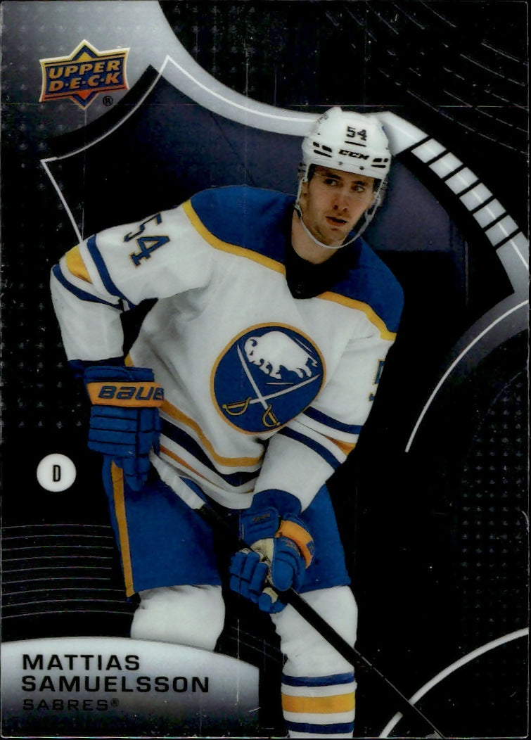 2021-22 Upper Deck Allure Hockey - Base - Rookie #134 Mattias Samuelsson - Buffalo Sabres - A