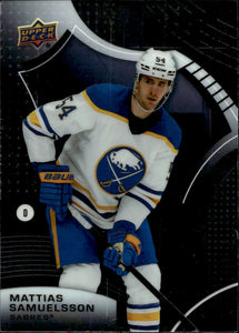 2021-22 Upper Deck Allure Hockey - Base - Rookie #134 Mattias Samuelsson - Buffalo Sabres - A