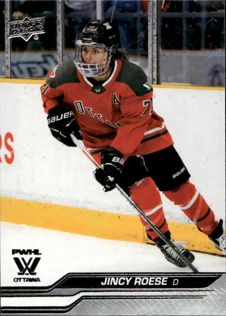 2024-25 Upper Deck PWHL Hockey - Base #22 Jincy Roese - Ottawa Charge - A