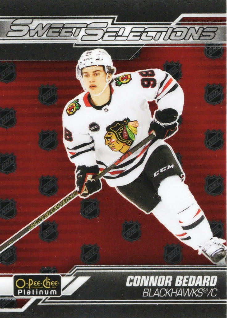 2023-24 Upper Deck O-Pee-Chee Platinum Hockey - Sweet Selections #SS-9 Connor Bedard - Chicago Blackhawks - A